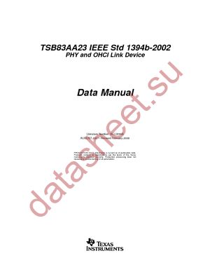 TSB83AA23ZAY datasheet  